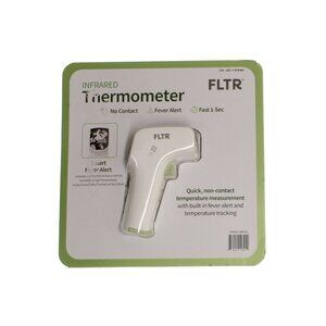 FLTR Non-Contact Digital Infrared Thermometer - Fast 1 Sec Results - Fever Alarm